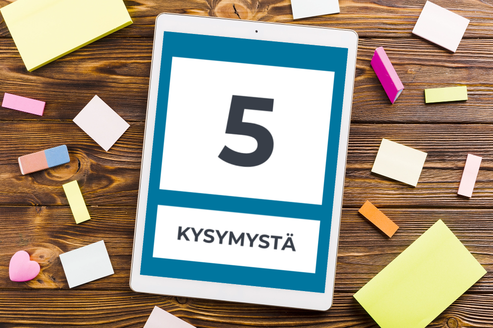 Tee 5 kysymyksen testi