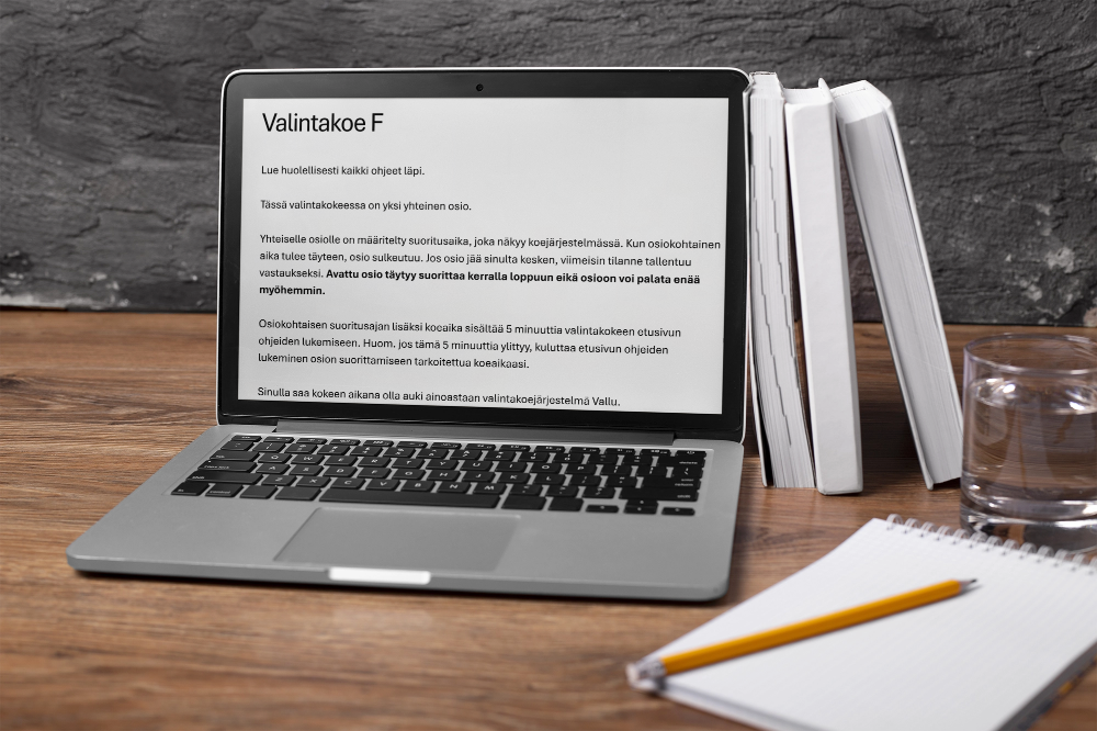 Vanhat valintakokeet 